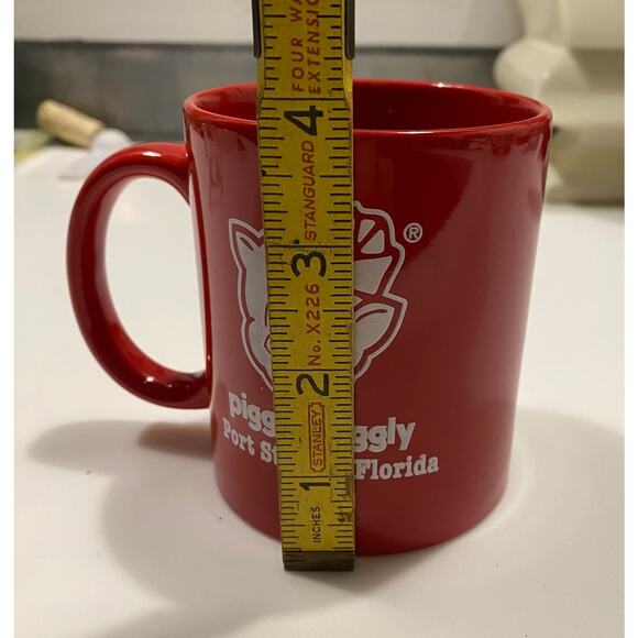 Piggly Wiggly Port St. Joe Red Coffee Mug 3-3/4” Tall - Picture 5 of 5